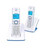 Teléfono Inalámbrico DECT Alcatel F530 Duo Azul 2 Terminales