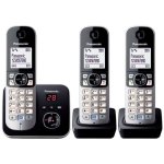 Telephone sans fil Panasonic KX-TG6823 Trio repondeur et ecran retroeclair