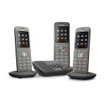 Gigaset CL 660A Trio DECT Telefon mit Anrufbeantworter 3 Handteile