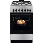 Cuisinière Electrolux LKM520011X 57 L 4 Foyers Mixte Inox Noir