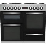 Cocina Beko PF335325DX 100 cm 7 foyers gaz wok 3 fours