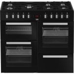Cuisiniere autonome Beko PF335325DB 6 feux gaz et 3 fours electriques