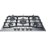 Placa de gas Hotpoint PCN 751 T/IX/HA 75 cm 5 quemadores acero inoxidable