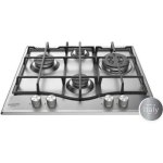 Placa de Cocción Gas Hotpoint PCN 641 T/IX/HA 60 cm 4 Fuegos