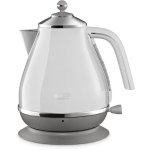 Bouilloire DeLonghi Icona Capitals 1,7 L 2000 W Acier Inoxydable Blanc