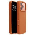 Handyhülle Accezz Cover Silikon Orange MagSafe für iPhone 17 Pro Max