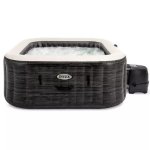 Spa Intex PureSpa Ardoise 4 Places 140 Diffuseurs LED Multicolore WiFi
