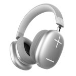 Auriculares TnB Bounce Max sans fil Bluetooth, supra-auriculaires, confort gris métal