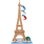 Bandai Nanoblock Torre Eiffel Deluxe NB057 130 peças