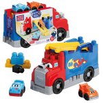 Mega Bloks First Builders Camión de carreras y construcción 19 piezas