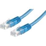 Cable de red Secomp CAT6 U/UTP RJ45 0,5 m Azul
