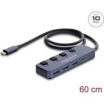 Hub USB-C Delock 64384 4 Puertos 10 Gbit/s