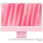 Ordenador todo en uno Apple iMac M4 CPU de 8 núcleos 24GB 1TB SSD Apple GPU 24" macOS Sequoia Rosa Vidrio estándar + Trackpad
