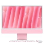 Apple iMac 24 Apple M4 CPU de 10 núcleos/16GB/256GB SSD/Apple GPU Deca Core/24" Retina 4.5K Rosa Vidrio estándar + Touch ID Trackpad Gigabit