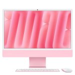 Apple iMac 24 Apple M4 CPU de 10 núcleos/24GB/256GB SSD/GPU 10 Núcleos/24" Retina 4.5K Rosa Vidrio nanotexturizado + Touch ID Gigabit