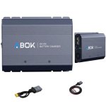 Estação de carga DC-DC ABOK ACS500 500W 12/24V para 48V Alternador Inteligente