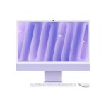 Ordenador Todo en uno Apple iMac Z1E7 M4 CPU de 8 núcleos 16GB 1 TB SSD 24" macOS Violeta Vidrio estándar + Gigabit