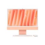 Ordenador Todo en uno Apple iMac M4 CPU de 8 núcleos 16 GB 512 GB SSD 24" macOS Naranja Vidrio estándar + Trackpad Gigabit