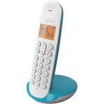 Teléfono fijo inalámbrico Logicom Iloa 150 Turquesa DECT/GAP 5 terminales