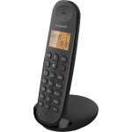Teléfono fijo inalámbrico DECT Logicom Iloa 150 Solo Pantalla 4 Líneas Manos Libres Negro