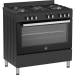 Cuisiniere gaz Bertazzoni SEL925MN 5 feux et four electrique 95 L