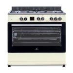 Cuisinière gaz indépendante Continental Edison CECP9060CD 5 feux Four 95L