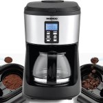 Máquina de café de filtro Daewoo DCM-1880N 0,75 L 6 chávenas com moinho