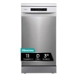 Lavavajillas Hisense HS543D10X 11 servicios D, inox, motor inverter