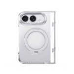Funda para móvil Raptic Air Stand transparente con soporte MagSafe para iPhone Duo