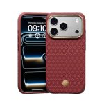 Funda para móvil Benks ArmorGrid Edge de Kevlar roja MagSafe para iPhone 18 Pro
