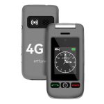 Artfone G6 4G 2,4" Double Écran Bouton SOS Gris