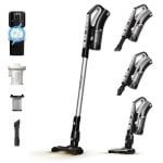 Aspirateur sans Fil Turbotronic VS280 180W 40 min Noir 2 en 1 Ciclonique