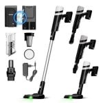 Aspirateur sans Fil Turbotronic TT-AIV6 120W 25 min Laser Noir 2 en 1