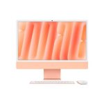 Ordenador Todo en uno Apple iMac Apple M4 CPU de 10 núcleos 24GB 512GB SSD GPU 10 núcleos 24" naranja Vidrio nanotexturizado + Touch ID numérico Trackpad Gigabit