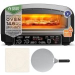 Four à pizza TurboTronic PO14 électrique 2200W 400°C 37cm Pierre incluse