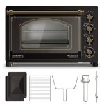 Mini Four Turbotronic TT-R45 45L 2000W Convection Gril Rôtissoire Noir