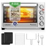 Mini Four TurboTronic TT-EVS30 30L 1500W Convection Gril Asador Noir
