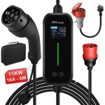 Chargeur EV Portatif JUNSUN 11kW Type 2 Cable 6m