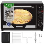 Mini Four Turbotronic EV45R 45L 2000W Convection Portes Françaises Noir