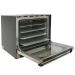 Mini Four Monster Kukoo Double Ventilateur 4 Plateaux 300°C 4 Niveaux Inox