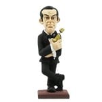 Figura James Bond 007 Resina Artigianale 20 cm Sean Connery