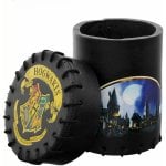 Gobelet à Dés Q-Workshop Hogwarts Harry Potter Cuir Noir Bleu Officiel