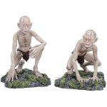 Set 2 Estatuas Gollum Y Smeagol El Señor De Los Anillos 14 Cms