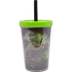 Vaso Con Pajita Jurassic World Triceratops 300 Mls