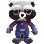 Pluche Rocket Raccoon Marvel Animatronic Geluid Bewegende Wenkbrauwen