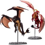 Set Figuras Dragons Multipack Red Highland Drake & Black Proto Drake World Of Warcraft 24 Cms