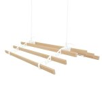 Plafondwasrek Monster Katrollen Systeem 6 Latten 0,9 m Wit