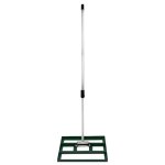 Rastrillo nivelador de césped Monster 50 cm con mango extensible verde