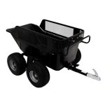 Kiepwagen Monster 4 wielen 680 kg capaciteit met verlenging