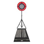 Monster Dartbord Set met Verstelbare LED-Rand en Stabiele Driepoot